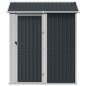 vidaXL Cobertizo de jardín acero galvanizado antracita 192x152,5x237cm vidaXL Cobertizo de jardín acero galvanizado antracita 192x152,5x237cm