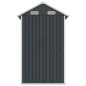 vidaXL Cobertizo de jardín acero galvanizado antracita 192x152,5x237cm vidaXL Cobertizo de jardín acero galvanizado antracita 192x152,5x237cm