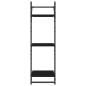 vidaXL Estantes de pared con barras 6 pzas madera de ingeniería negro vidaXL Estantes de pared con barras 6 pzas madera de ingeniería negro