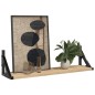 vidaXL Estantes de pared 2 unidades roble Sonoma 60x15x15,5 cm vidaXL Estantes de pared 2 unidades roble Sonoma 60x15x15,5 cm
