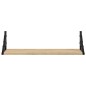 vidaXL Estantes de pared 2 unidades roble Sonoma 60x15x15,5 cm vidaXL Estantes de pared 2 unidades roble Sonoma 60x15x15,5 cm