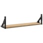 vidaXL Estantes de pared 2 unidades roble Sonoma 60x15x15,5 cm vidaXL Estantes de pared 2 unidades roble Sonoma 60x15x15,5 cm