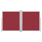 vidaXL Toldo lateral retráctil rojo 117x600 cm vidaXL Toldo lateral retráctil rojo 117x600 cm
