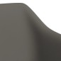 vidaXL Sillas de comedor giratorias 2 unidades terciopelo gris oscuro