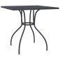 vidaXL Juego de comedor de jardín 5 pzas malla metálica gris antracita vidaXL Juego de comedor de jardín 5 pzas malla metálica gris antracita