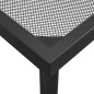 vidaXL Juego de comedor de jardín 9 pzas malla metálica gris antracita vidaXL Juego de comedor de jardín 9 pzas malla metálica gris antracita