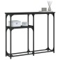 vidaXL Mesa consola madera de ingeniería negra 90x22,5x75 cm vidaXL Mesa consola madera de ingeniería negra 90x22,5x75 cm