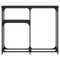 vidaXL Mesa consola madera de ingeniería negra 90x22,5x75 cm vidaXL Mesa consola madera de ingeniería negra 90x22,5x75 cm