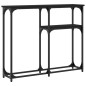 vidaXL Mesa consola madera de ingeniería negra 90x22,5x75 cm vidaXL Mesa consola madera de ingeniería negra 90x22,5x75 cm