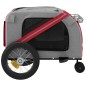 vidaXL Remolque de bicicleta mascotas hierro tela Oxford rojo negro vidaXL Remolque de bicicleta mascotas hierro tela Oxford rojo negro