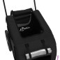 vidaXL Remolque de bicicleta mascotas hierro tela Oxford negro