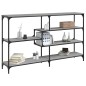 vidaXL Mesa consola madera contrachapada gris Sonoma 160x32x95 cm vidaXL Mesa consola madera contrachapada gris Sonoma 160x32x95 cm