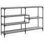 vidaXL Mesa consola madera contrachapada gris Sonoma 160x32x95 cm vidaXL Mesa consola madera contrachapada gris Sonoma 160x32x95 cm