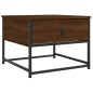 vidaXL Mesa de centro madera de ingeniería roble marrón 51x51x40 cm vidaXL Mesa de centro madera de ingeniería roble marrón 51x51x40 cm