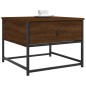 vidaXL Mesa de centro madera de ingeniería roble marrón 51x51x40 cm vidaXL Mesa de centro madera de ingeniería roble marrón 51x51x40 cm