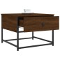vidaXL Mesa de centro madera de ingeniería roble marrón 51x51x40 cm vidaXL Mesa de centro madera de ingeniería roble marrón 51x51x40 cm
