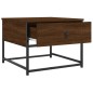 vidaXL Mesa de centro madera de ingeniería roble marrón 51x51x40 cm vidaXL Mesa de centro madera de ingeniería roble marrón 51x51x40 cm