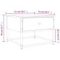 vidaXL Mesa de centro madera de ingeniería roble marrón 51x51x40 cm vidaXL Mesa de centro madera de ingeniería roble marrón 51x51x40 cm