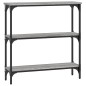 vidaXL Mesa consola madera de ingeniería gris Sonoma 75x22,5x75 cm vidaXL Mesa consola madera de ingeniería gris Sonoma 75x22,5x75 cm
