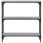 vidaXL Mesa consola madera de ingeniería gris Sonoma 75x22,5x75 cm vidaXL Mesa consola madera de ingeniería gris Sonoma 75x22,5x75 cm