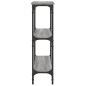 vidaXL Mesa consola madera de ingeniería gris Sonoma 75x22,5x75 cm vidaXL Mesa consola madera de ingeniería gris Sonoma 75x22,5x75 cm