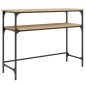vidaXL Mesa consola madera de ingeniería roble Sonoma 100x35,5x75 cm vidaXL Mesa consola madera de ingeniería roble Sonoma 100x35,5x75 cm