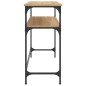 vidaXL Mesa consola madera de ingeniería roble Sonoma 100x35,5x75 cm vidaXL Mesa consola madera de ingeniería roble Sonoma 100x35,5x75 cm