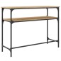 vidaXL Mesa consola madera de ingeniería roble Sonoma 100x35,5x75 cm vidaXL Mesa consola madera de ingeniería roble Sonoma 100x35,5x75 cm