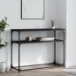vidaXL Mesa consola madera de ingeniería negra 100x35,5x75 cm vidaXL Mesa consola madera de ingeniería negra 100x35,5x75 cm