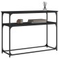 vidaXL Mesa consola madera de ingeniería negra 100x35,5x75 cm vidaXL Mesa consola madera de ingeniería negra 100x35,5x75 cm