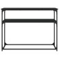 vidaXL Mesa consola madera de ingeniería negra 100x35,5x75 cm vidaXL Mesa consola madera de ingeniería negra 100x35,5x75 cm