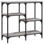 vidaXL Mesa consola madera de ingeniería gris Sonoma 80x29x75 cm vidaXL Mesa consola madera de ingeniería gris Sonoma 80x29x75 cm