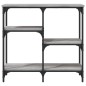 vidaXL Mesa consola madera de ingeniería gris Sonoma 80x29x75 cm vidaXL Mesa consola madera de ingeniería gris Sonoma 80x29x75 cm