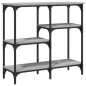 vidaXL Mesa consola madera de ingeniería gris Sonoma 80x29x75 cm vidaXL Mesa consola madera de ingeniería gris Sonoma 80x29x75 cm