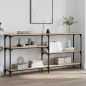 vidaXL Mesa consola madera de ingeniería roble Sonoma 160x29x75 cm