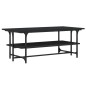 vidaXL Mesa de centro de madera contrachapada negro 100x50x40 cm vidaXL Mesa de centro de madera contrachapada negro 100x50x40 cm