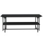 vidaXL Mesa de centro de madera contrachapada negro 100x50x40 cm vidaXL Mesa de centro de madera contrachapada negro 100x50x40 cm