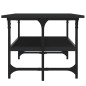 vidaXL Mesa de centro de madera contrachapada negro 100x50x40 cm vidaXL Mesa de centro de madera contrachapada negro 100x50x40 cm