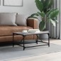 vidaXL Mesa de centro madera contrachapada gris Sonoma 75x50x35 cm vidaXL Mesa de centro madera contrachapada gris Sonoma 75x50x35 cm