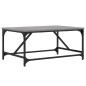 vidaXL Mesa de centro madera contrachapada gris Sonoma 75x50x35 cm vidaXL Mesa de centro madera contrachapada gris Sonoma 75x50x35 cm