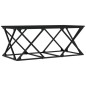 vidaXL Mesa de centro de madera contrachapada negro 100x49x40 cm vidaXL Mesa de centro de madera contrachapada negro 100x49x40 cm