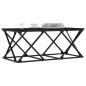 vidaXL Mesa de centro de madera contrachapada negro 100x49x40 cm vidaXL Mesa de centro de madera contrachapada negro 100x49x40 cm
