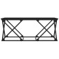 vidaXL Mesa de centro de madera contrachapada negro 100x49x40 cm vidaXL Mesa de centro de madera contrachapada negro 100x49x40 cm