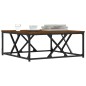 vidaXL Mesa de centro madera contrachapada marrón roble 70x70x30 cm vidaXL Mesa de centro madera contrachapada marrón roble 70x70x30 cm