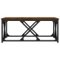 vidaXL Mesa de centro madera contrachapada marrón roble 70x70x30 cm vidaXL Mesa de centro madera contrachapada marrón roble 70x70x30 cm