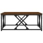 vidaXL Mesa de centro madera contrachapada marrón roble 70x70x30 cm vidaXL Mesa de centro madera contrachapada marrón roble 70x70x30 cm
