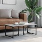 vidaXL Mesa de centro madera contrachapada gris Sonoma 90x50x35 cm vidaXL Mesa de centro madera contrachapada gris Sonoma 90x50x35 cm