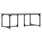 vidaXL Mesa de centro madera contrachapada gris Sonoma 90x50x35 cm vidaXL Mesa de centro madera contrachapada gris Sonoma 90x50x35 cm