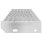 vidaXL Peldaño de rejilla acero galvanizado 100x24x7 cm vidaXL Peldaño de rejilla acero galvanizado 100x24x7 cm