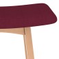 vidaXL Taburetes de cocina 2 unidades tela color vino tinto vidaXL Taburetes de cocina 2 unidades tela color vino tinto